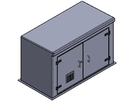 Purewater GRP Booster Set Enclosure PWH-2x1x1