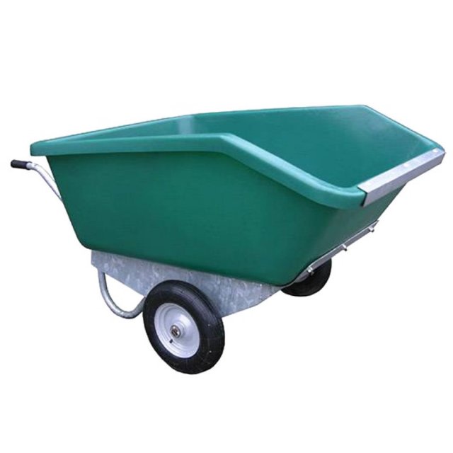 JFC 500 Litre Tipping Wheelbarrow, Green