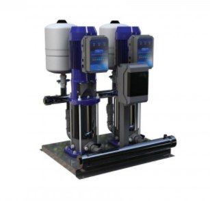 2' Twin Variable Speed Vertical Booster Pump Set Mid curve duty - 170l/min @ 8.0bar D/A