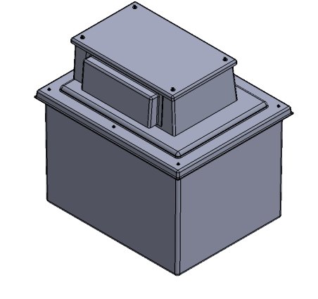 Purewater 570 Litres Type AB Air Gap GRP Water Tank - One Piece Insulated, Cat 5