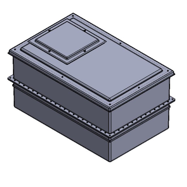 1135 Litre GRP Water Tank - Two Piece Insulated