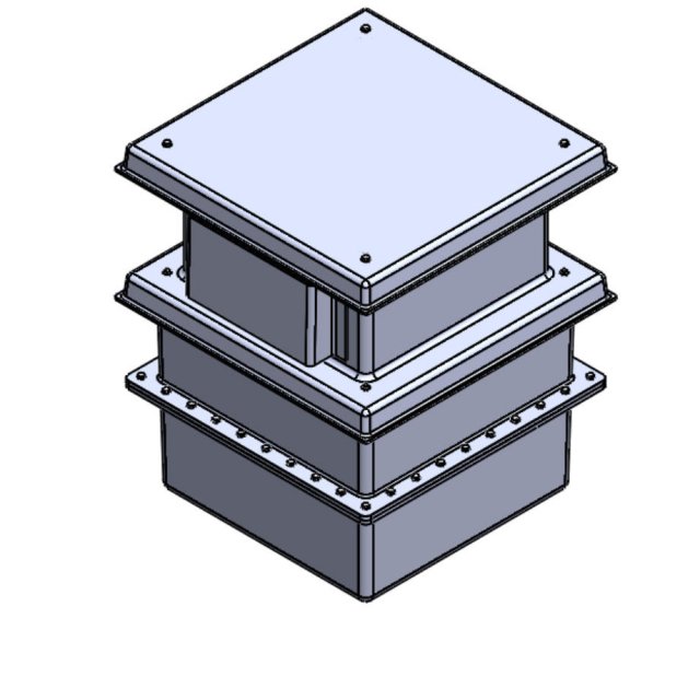 125 Litre Type AB Air Gap GRP Water Tank - Two Piece Insulated, Cat 5