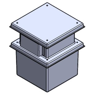 Purewater 125 Litre Type AB Air Gap GRP Water Tank, Insulated