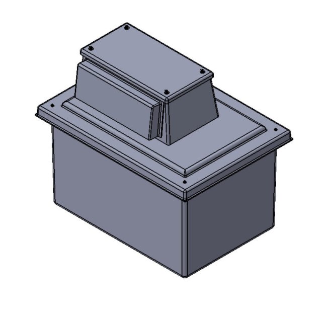 340 Litre Type AB Air Gap GRP Water Tank - One Piece Insulated, Cat 5