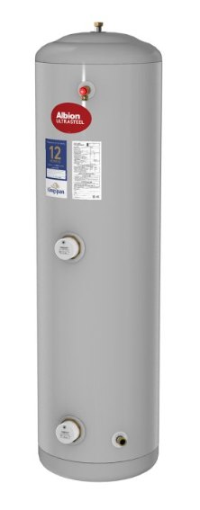 Kingspan Cylinders Kingspan Ultrasteel 180 Litre Direct - Unvented Slimline Hot Water Cylinder