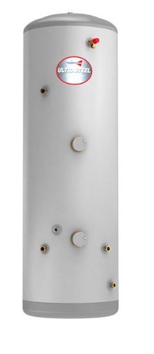 Kingspan Cylinders Kingspan Ultrasteel 300 Litre Indirect - Solar Unvented Hot Water Cylinder