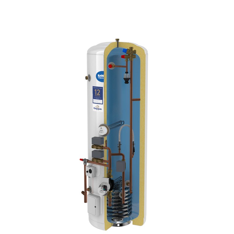Kingspan Range Tribune HE 180 Litres Unvented Vertical Pre-Plumbed Indirect Hot  Water Cylinder | forum.iktva.sa