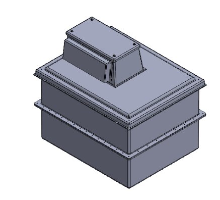 Purewater 712 Litre Type AB Air Gap GRP Water Tank - Two Piece Insulated, Cat 5