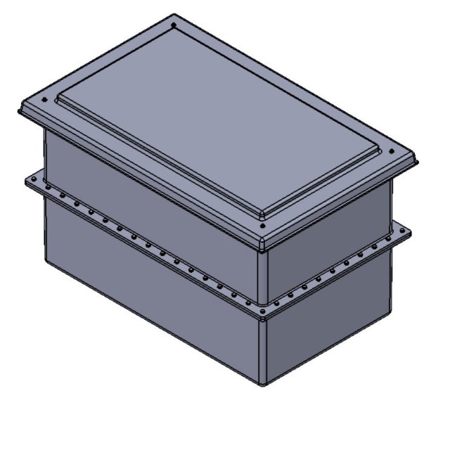 454 Litre GRP Water Tank - Two Piece Insulated