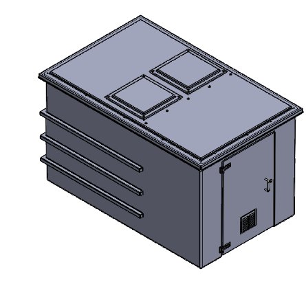 Purewater 3375 Litre GRP Pump Enclosure with built in Tank, AG air gap 5625-3375