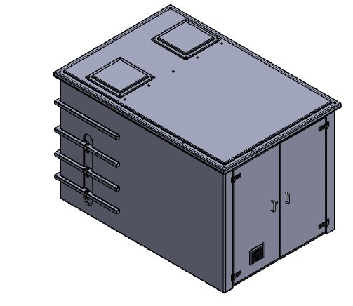 Purewater 4000 Litre GRP Pump Enclosure with built in Tank, AG air gap 12000-4000