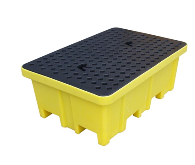 Romold 2 Drum Spill Pallet With 4-way FLT Access