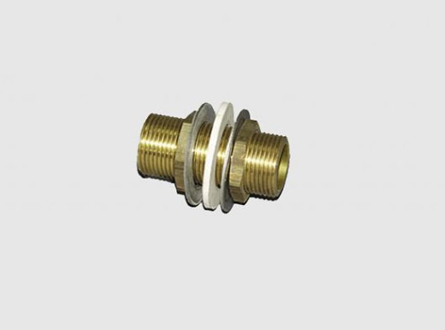 Cemo 1 1/4' Screw Through Brass Threaded Connector