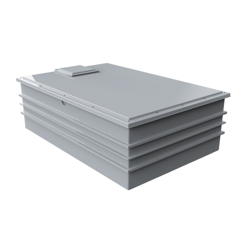 6000 Litre GRP Water Tank - Two Piece Insulated