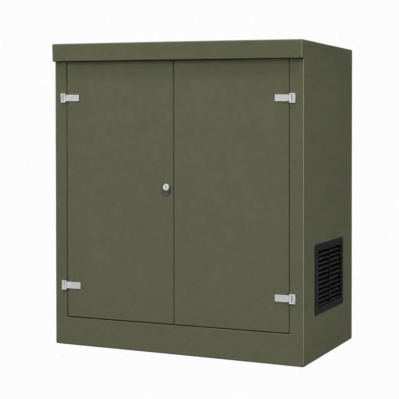 GRP Enclosure - 1210mm x 515mm x 1260mm - Double Door (0018427)
