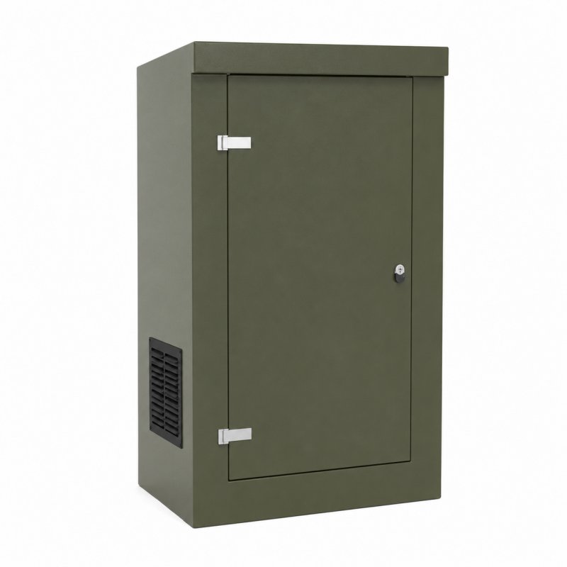 GRP Enclosure - 750mm x 500mm x 1250mm - Single Door (0018040)