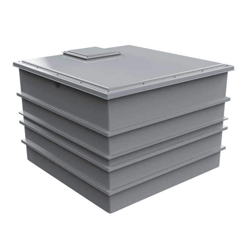 6001 Litre GRP Water Tank - Two Piece Insulated