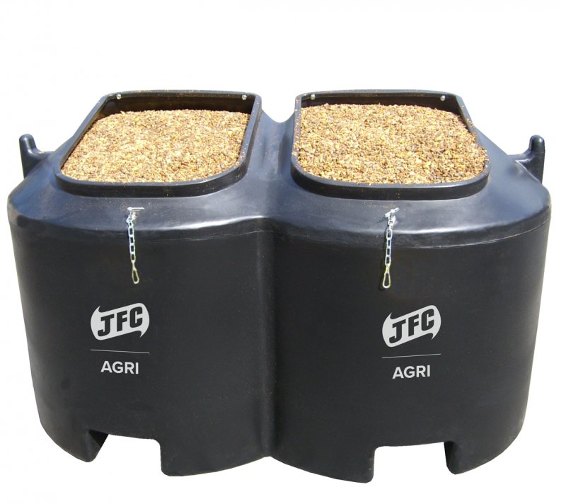 JFC 1 Tonne meal bin - with lockable lid