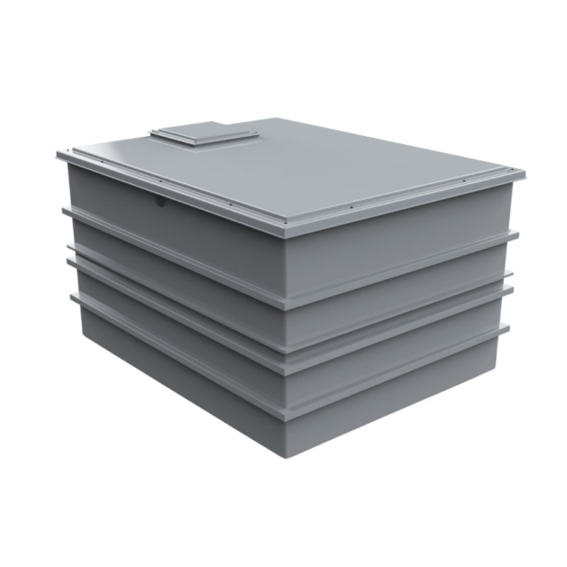 7500 Litre GRP Water Tank - Two Piece Insulated