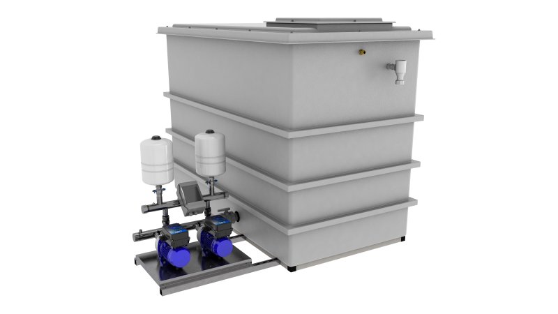 Direct Pumps & Tanks AquaForce 3001 Litre Booster Package