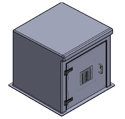 Purewater GRP Booster Set Enclosure PWH-1x1x1