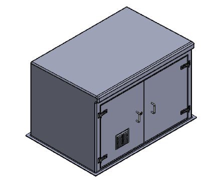 Purewater GRP Booster Enclosure PWH-1.8x1.2x1.2