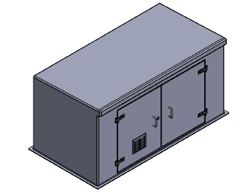 Purewater GRP Booster Set Enclosure PWH-2x1x1