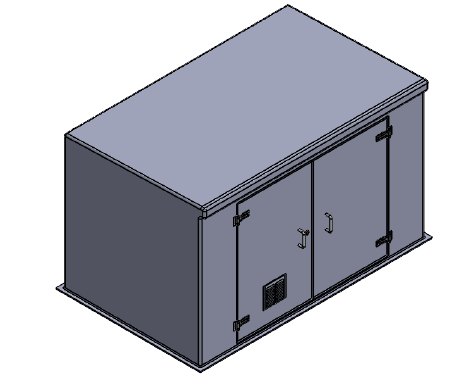 Purewater GRP Booster Set Enclosure PWH-2.5x1.5x1.5