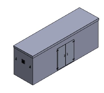 PWHG.7x2x2.5 GRP Booster Set Grand Enclosure