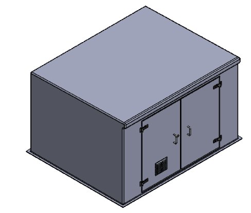 Purewater GRP Booster Set Enclosure PWH-2.5x2x1.5