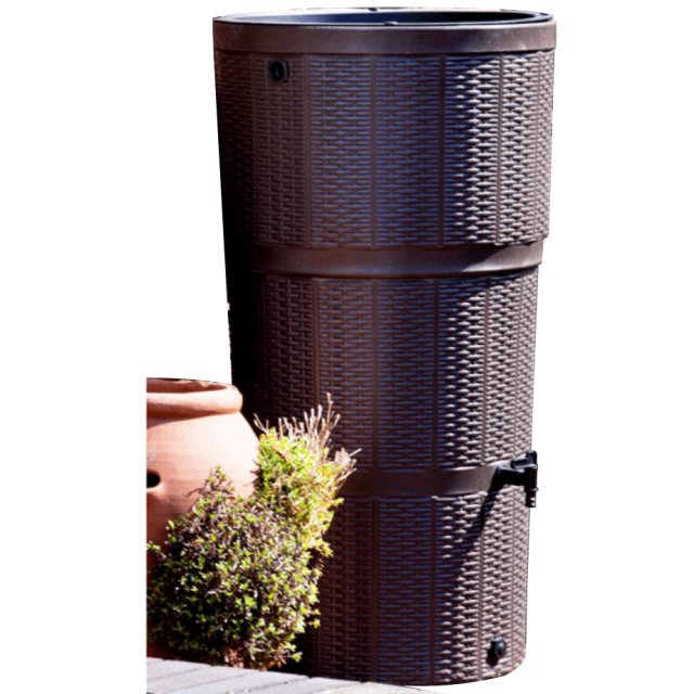 150 litre Rattan Water Butt Polybutt