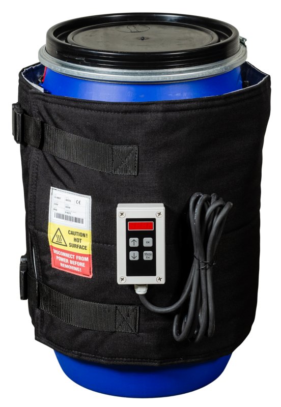 Plastic Drum Heating Jacket 0-90ºC Digital for 50 - 60 L drum