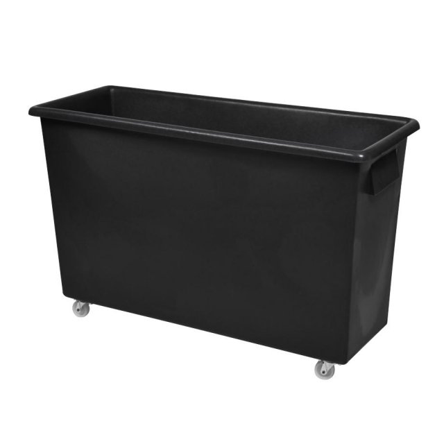 165 Litre Bar Truck, Black Recycled Plastic