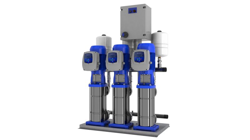 Direct Pumps & Tanks Lowara Triple Compact R Booster 270L/min @ 6.0 Bar 5SV 5-9