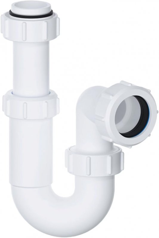 32mm Adjustable Swivel P Trap with Anti-Slip Ring