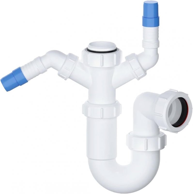 40mm Telescopic Adjustable Twin Nozzle Swivel Appliance Trap