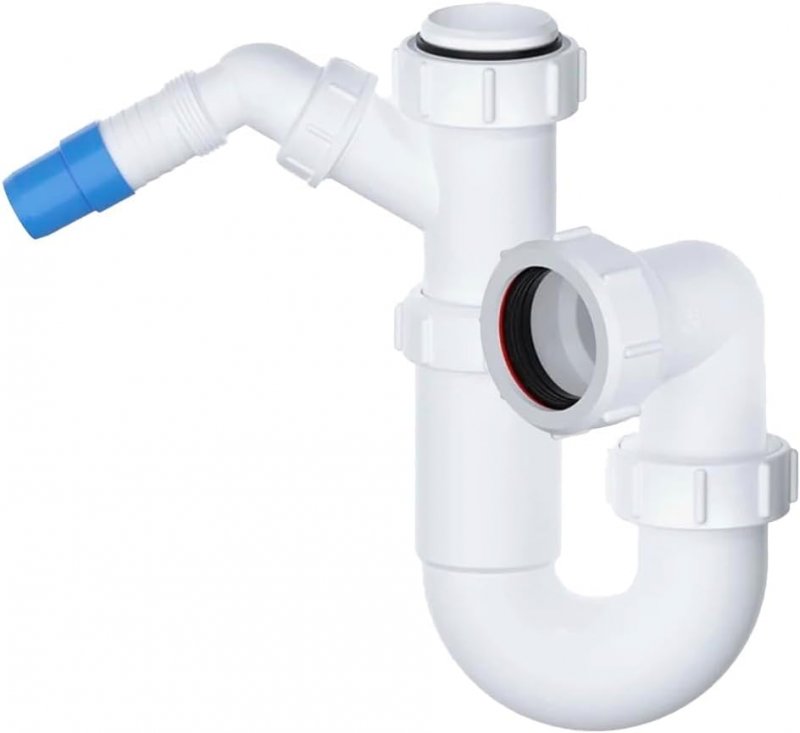 40mm Telescopic Adjustable P Trap with Swivel Inlet