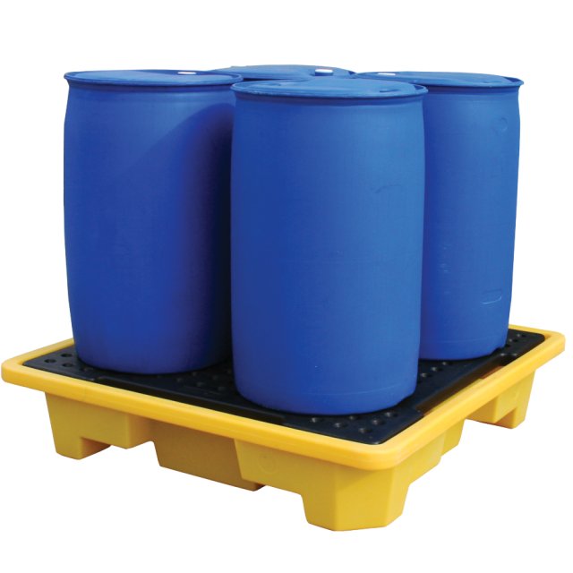 4 Drum Stackable Spill Pallet