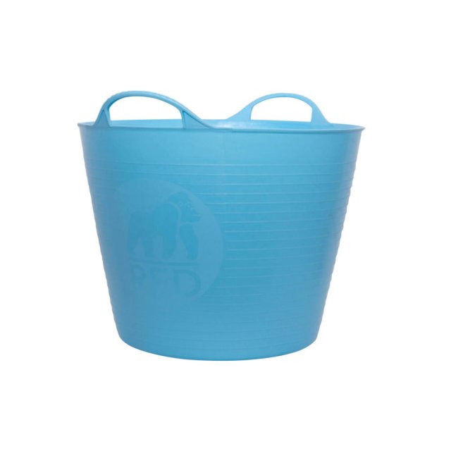 STORAGE TRUG CONTAINER FLEXIBLE BUCKET 26L BLUE FLEXI TUB COMPLETE WITH LID 