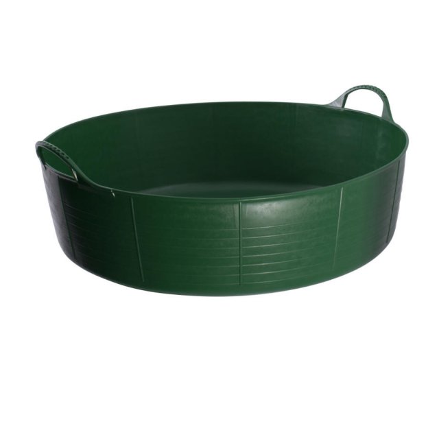 35 Litre Green Tubtrug, Flexible Large Shallow