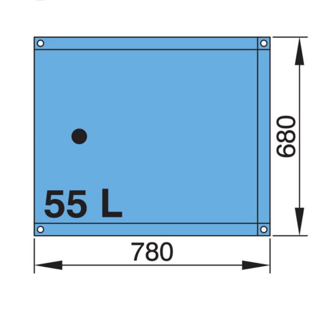 55 Litre Flexible Water Tank, Potable