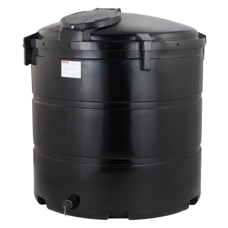 Deso 1600 Litre Round Water Tank, Non Potable