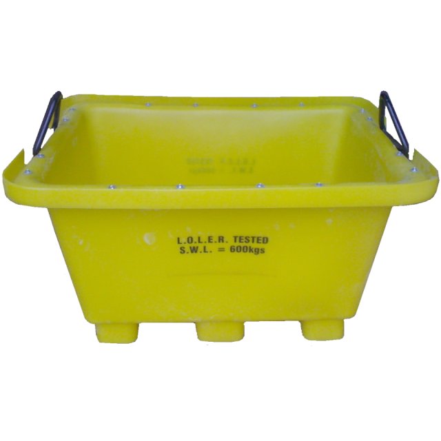 250 Litre LOLER Crane Lift Mortar Tub 4 pack Tanks Direct Ltd