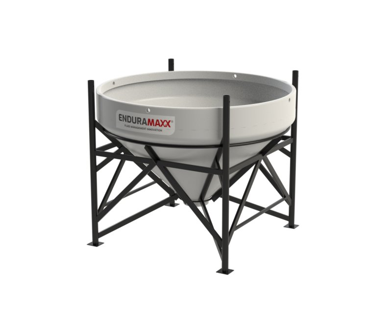 Enduramaxx 1500 Litre Cone Tank Open Top with 45° base