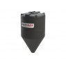 1600L Cone Tank Black without Frame