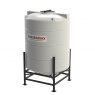 Enduramaxx 2700 Litre Cone Tank natural with 30° base with frame