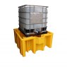 1125 Litre IBC Spill Pallet Bund - side view