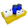 Spill drip tray base only, 230 Litre, being used