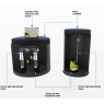 Direct Pumps & Tanks 200 Litre POLY above ground Water Pump station