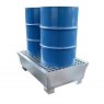 Galvanised Steel 2 Drum Spill Pallet